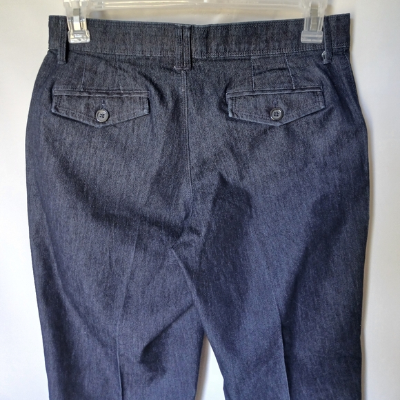 Lee Sinfully Soft Womens Jeans Size M-12 Color Blue Dark Wash - Picture 7 of 13